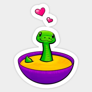 Soup Snake Sticker